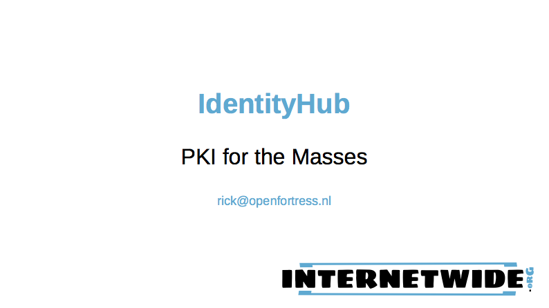 Opening slide